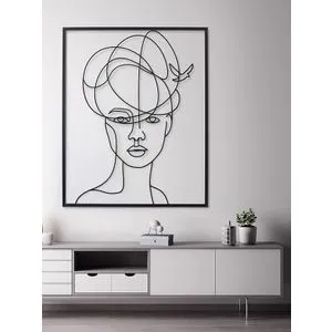 Metalna slika All in your head 45x60