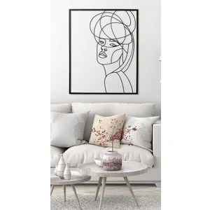 Metalna slika All in your head 45x60