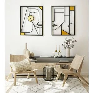 Metalna slika Two soul mates  60x80