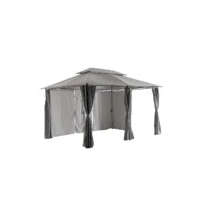 Metalna tenda gazebo BELIZE - siva