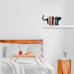 Metalni držač knjiga - Crni