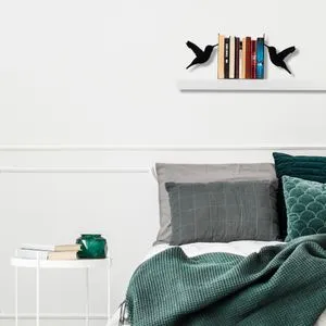 Metalni držač knjiga - Crni