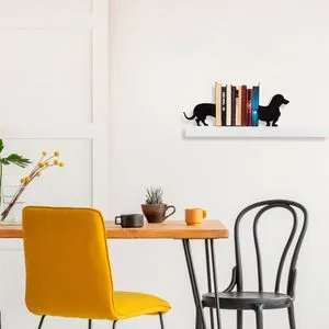 Metalni držač knjiga - Crni