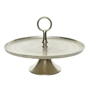 Metalni stalak za kolače - srebrni 391264