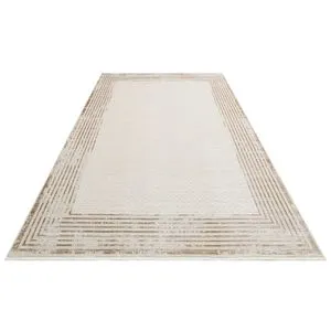 Mhl 01 - Tepih u krem i zlatnoj boji (100 x 300 cm)