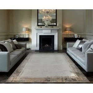 Mhl 03 - Tepih za hodnik u krem i antracit boji (100 x 200 cm)