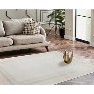 Mhl 07 - Tepih u krem i zlatnoj boji (100 x 200 cm)