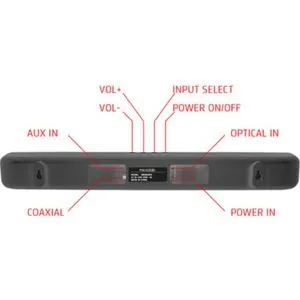 Microlab Onebar04 LED Bluetooth speaker soundbar 2x20W, AUX, Optical, Coaxial, Daljinski, black