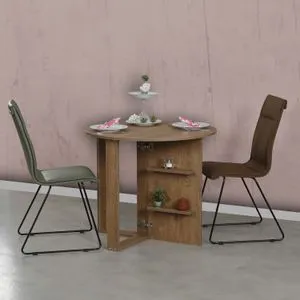 Middle - Caucasian Oak Caucasian Oak Folding Table