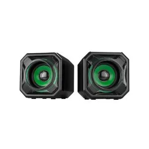MIKADO MD-177 5Wx2 USB zeleno crni Zvučnici 2.0