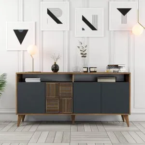Milan 160 - Walnut, Anthracite Walnut
Anthracite Console