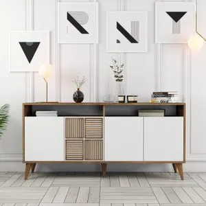 Milan 160 - Walnut, White Walnut
White Console