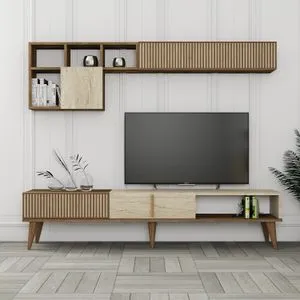 Milan - Walnut, Travertine Walnut
Travertine TV Unit