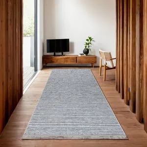 Milano 8705 - Plavi Tepih za Hol (75 x 300 cm)