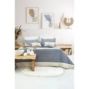 Milena - Tamnoplavi Set Posteljine