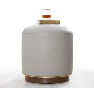 Milotte - Grey Grey Pouffe