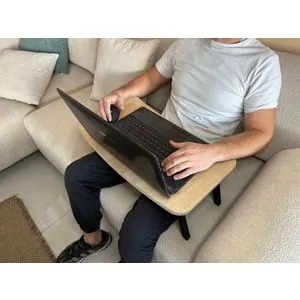 Milton - Sapphire Oak Sapphire Oak Laptop Standing Desk