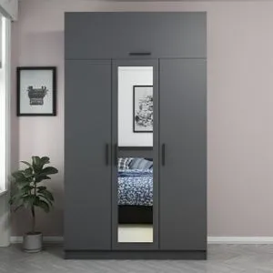 Minar 255 - Anthracite Anthracite Wardrobe