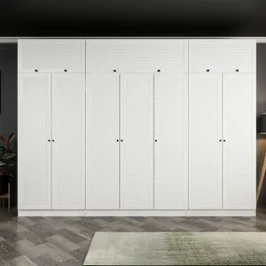 Minar Kale - 8435 White Wardrobe