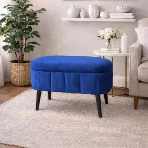 Mini Oslo - Sax Blue Sax Blue Pouffe