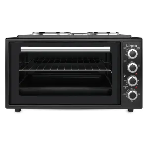 Mini šporet LINEA LMO45-0611 3100W 3 ringle crna