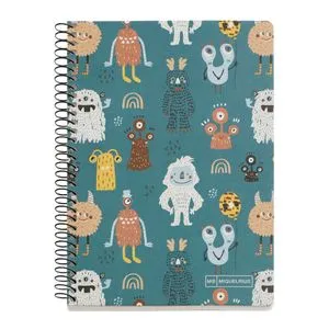 MIQUELRIUS Sveska A5 karo - Monsters MR45217