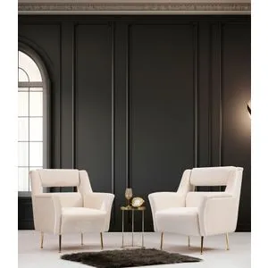 Mira Cream Wing Chair