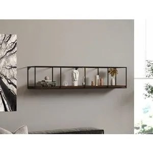 Miray Walnut
Black Wall Shelf