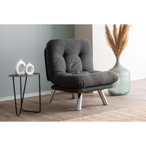 Misa Small Solo - Dark Grey Dark Grey 1-Seat Sofa-Bed