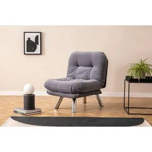 Misa Small Solo - Grey Grey 1-Seat Sofa-Bed