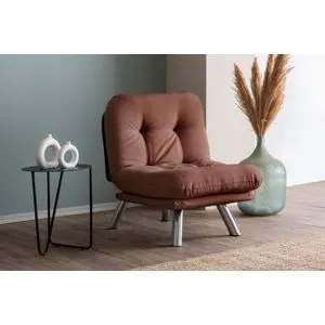 Misa Small Solo - Light Brown Light Brown 1-Seat Sofa-Bed