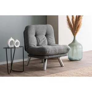 Misa Small Solo - Light Grey Light Grey 1-Seat Sofa-Bed