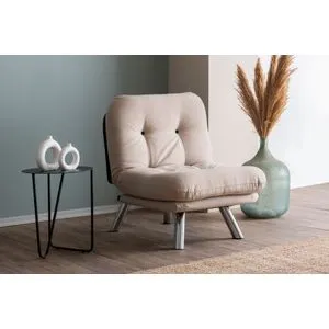 Misa Small Solo v2 - Cream Cream 1-Seat Sofa-Bed