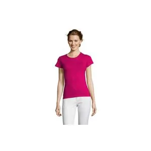MISS ženska majica sa kratkim rukavima - Fuchsia, XXL