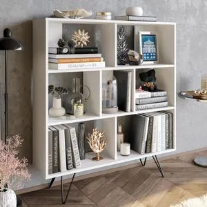Mistico - White White Bookshelf