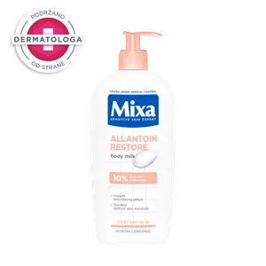 Mixa Allantoin hranljivo mleko za telo za veoma suvu kožu 400ml