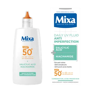 Mixa dnevni UV fluid za kožu sklonu ​nepravilnostima SPF 50+​, 40ml