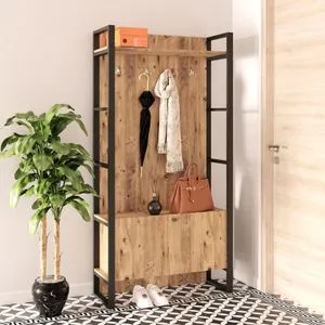 Ml13-A Atlantic Pine Hall Stand