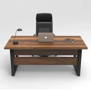 Mn01-Ba Walnut Study Desk