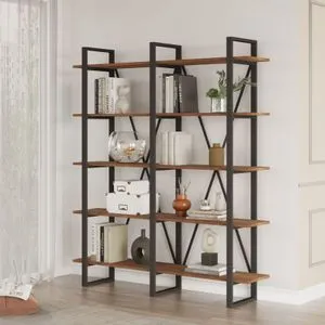 Mn05-Ba Walnut Bookshelf