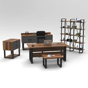 Mn10-Ba Baroque
Anthracite Office Furniture Set