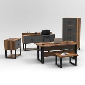 Mn11-Ba Baroque
Anthracite Office Furniture Set