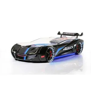 Mnv1 - Black Multicolor Car Bed