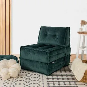 Mocca - Petrol Green Petrol Green 1-Seat Sofa-Bed
