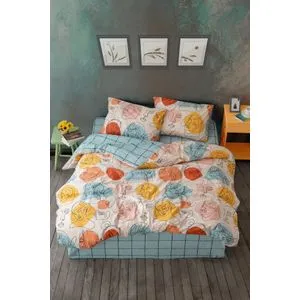 Modern - Mint Mint Ranforce Double Quilt Cover Set (DE)