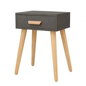 ModernHome Noćni stočić 1 fioka Deva Siva WYJ-085 GREY