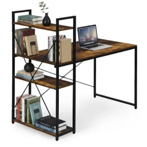 ModernHome Radni sto 120x60 cm sa policama Loft Style 