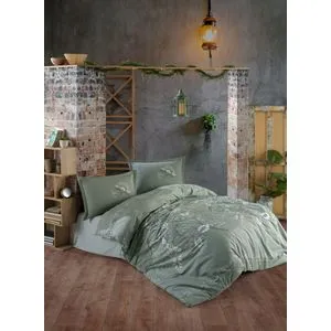 Mohana v1 Mint Ranforce Super King Quilt Cover Set (EU) (IT)