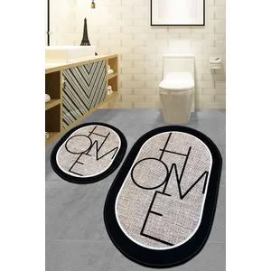Mohe Multicolor Bathmat Set (2 Pieces)