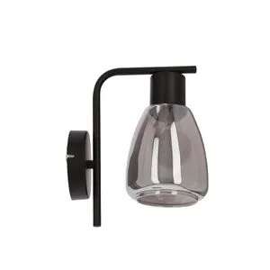 Moldo Zidna Lampa Crna 1x40W E27